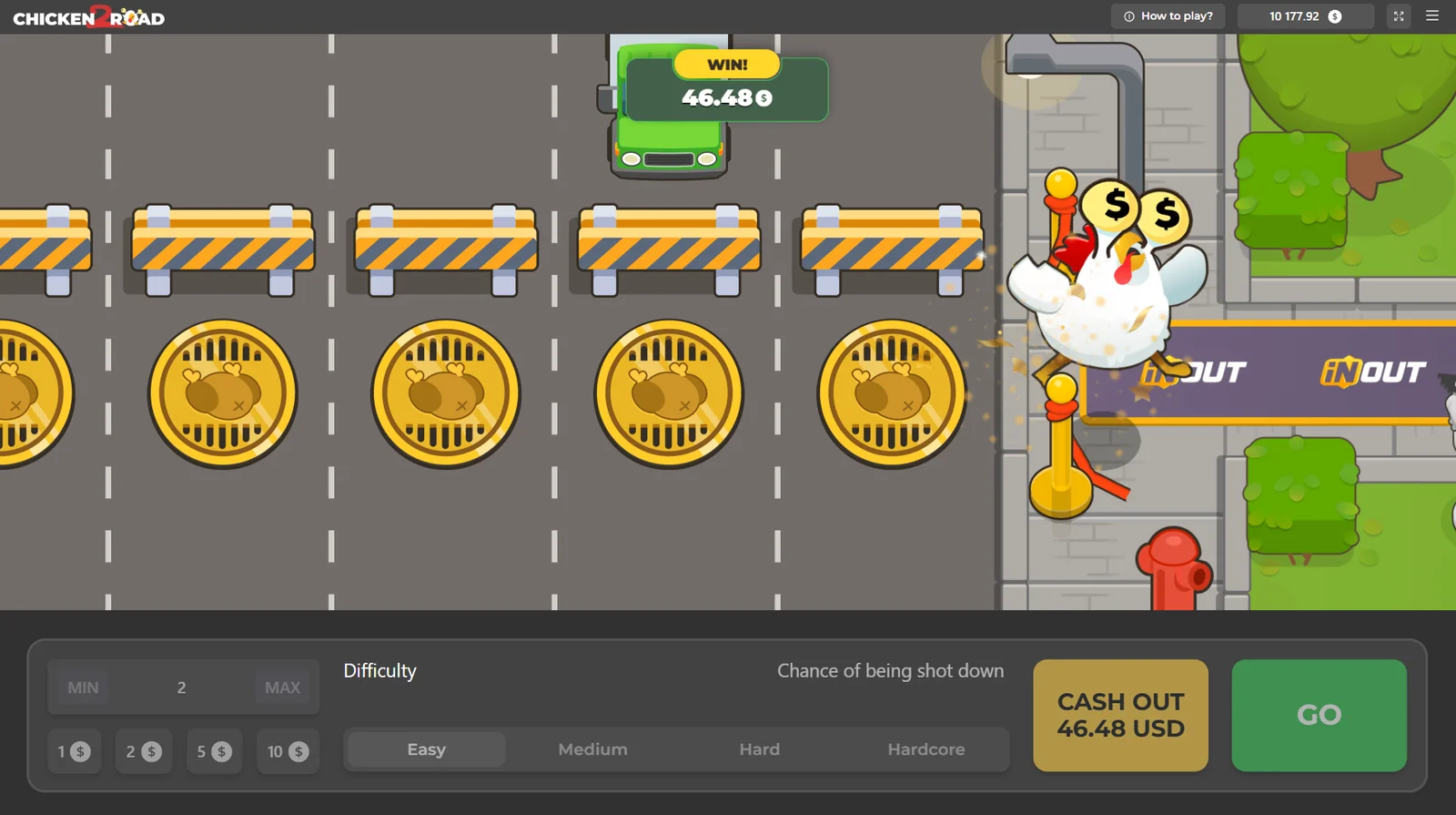 Gestione bankroll Chicken Road 2